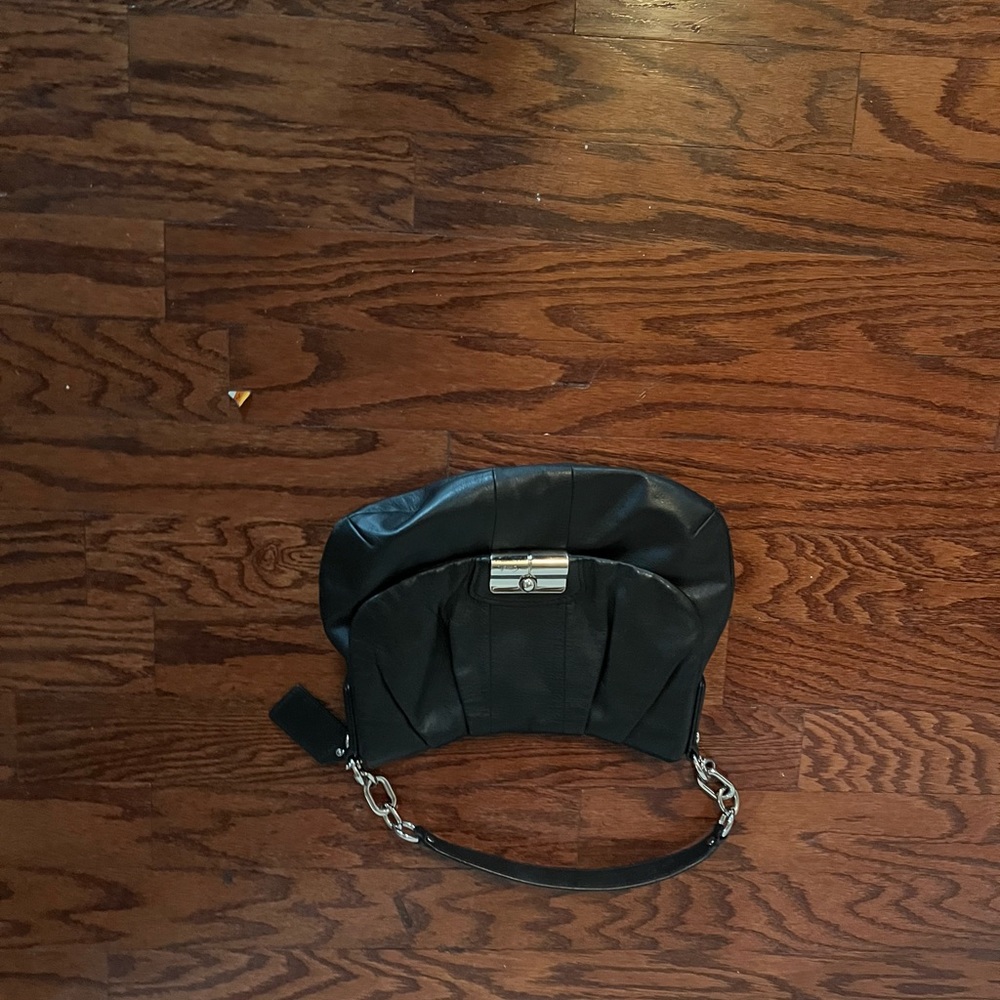 Black coach purse
